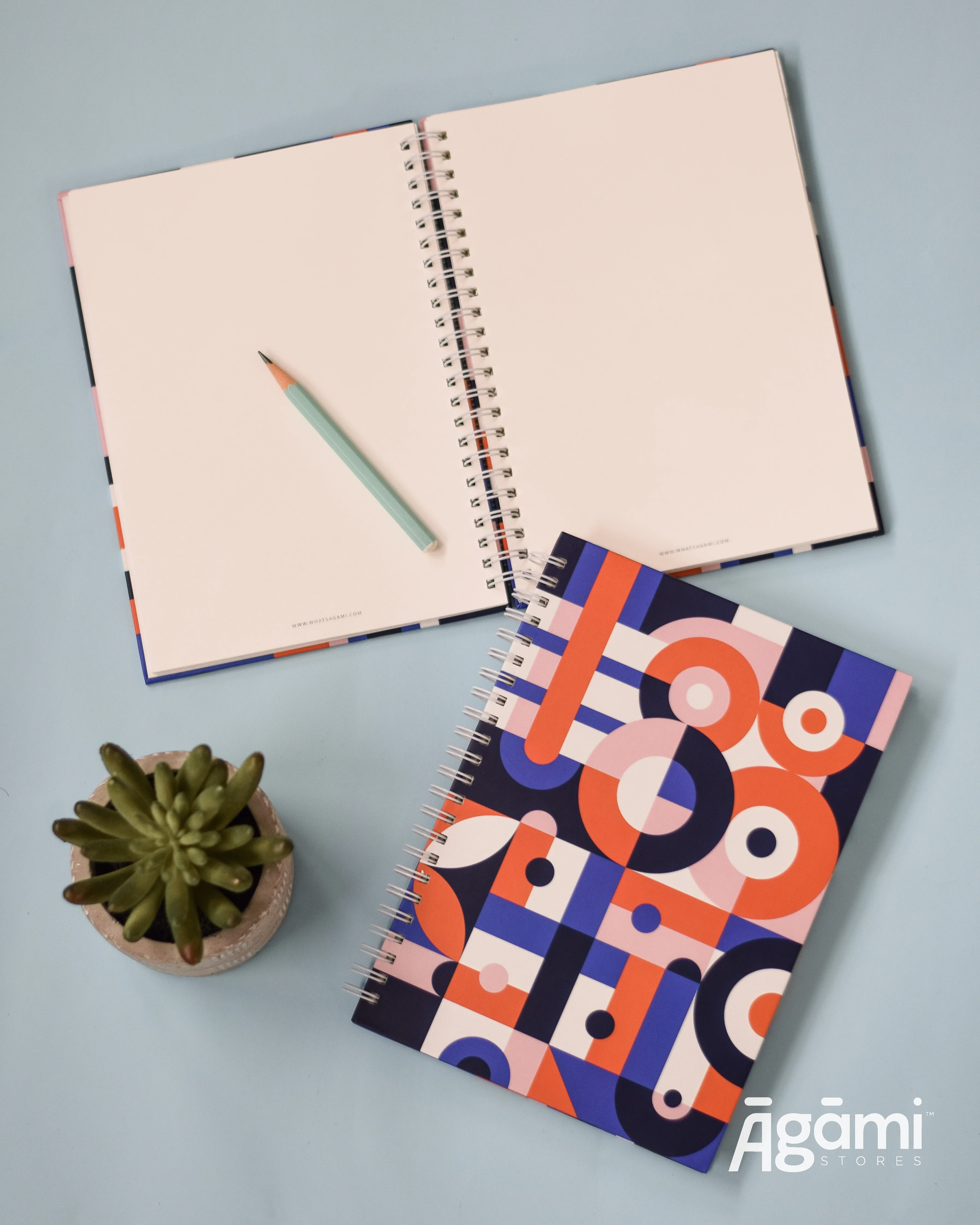Sanatani Symbols A5 Spiral Notebook - Image 4