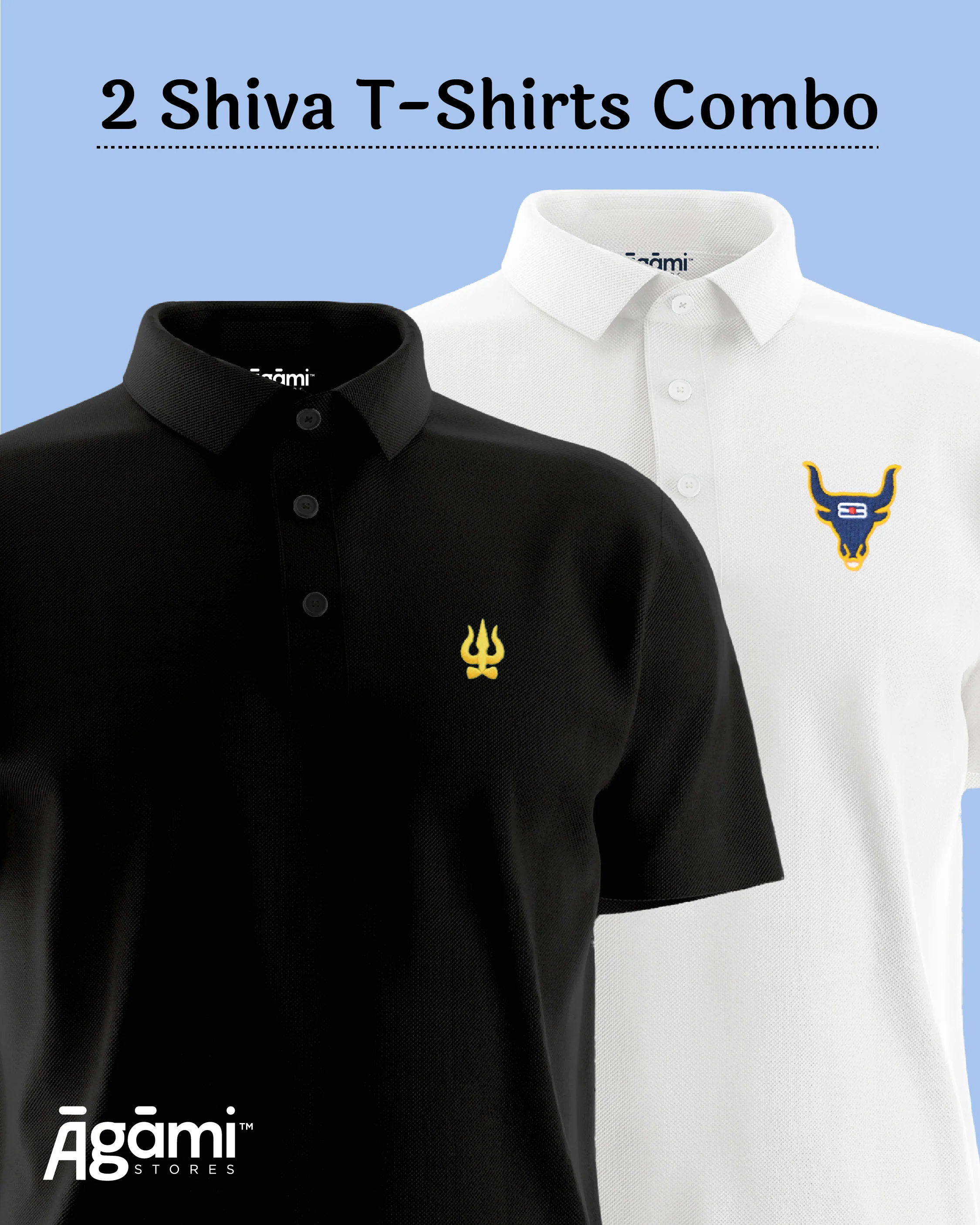 Combo Pack of 2 Polo Shiva Tshirts - Image 12