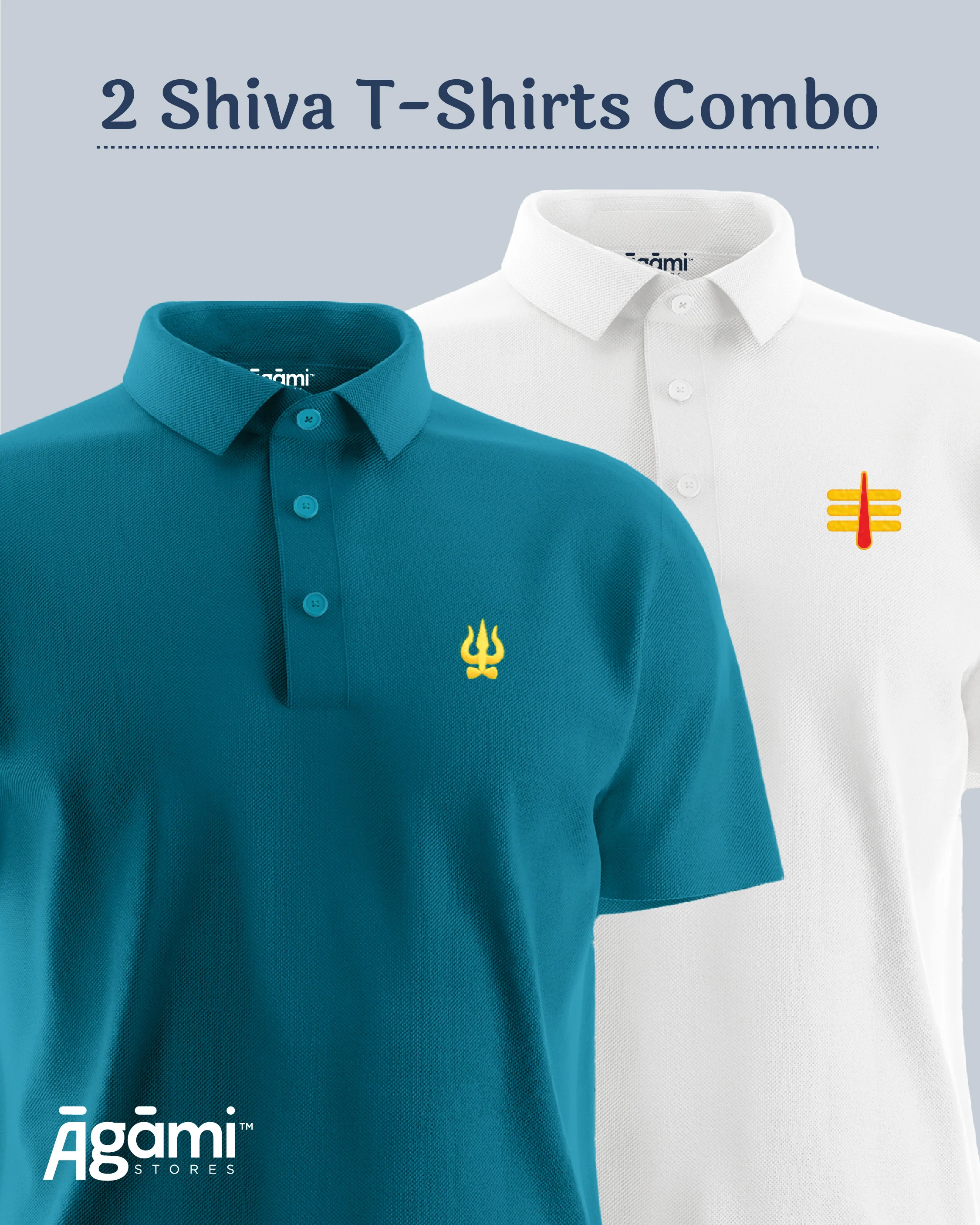 Combo Pack of 2 Polo Shiva Tshirts - Image 4