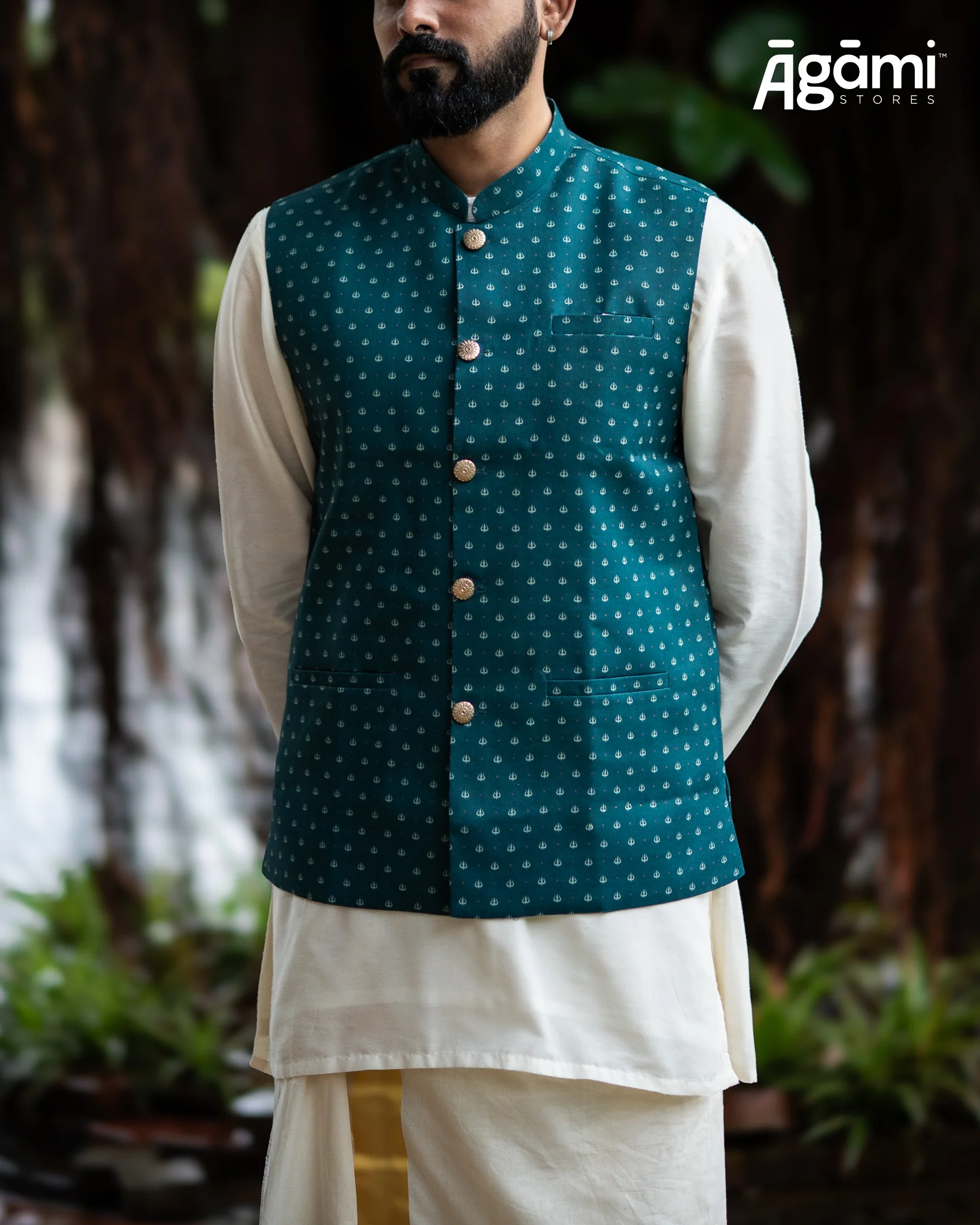 Green Trishul | Modi Jacket - Image 3