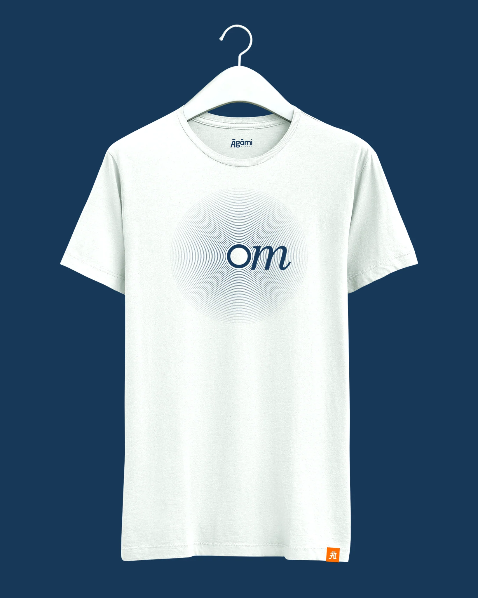 Om Vibes Tshirt - White | Regular Fit - Image 7