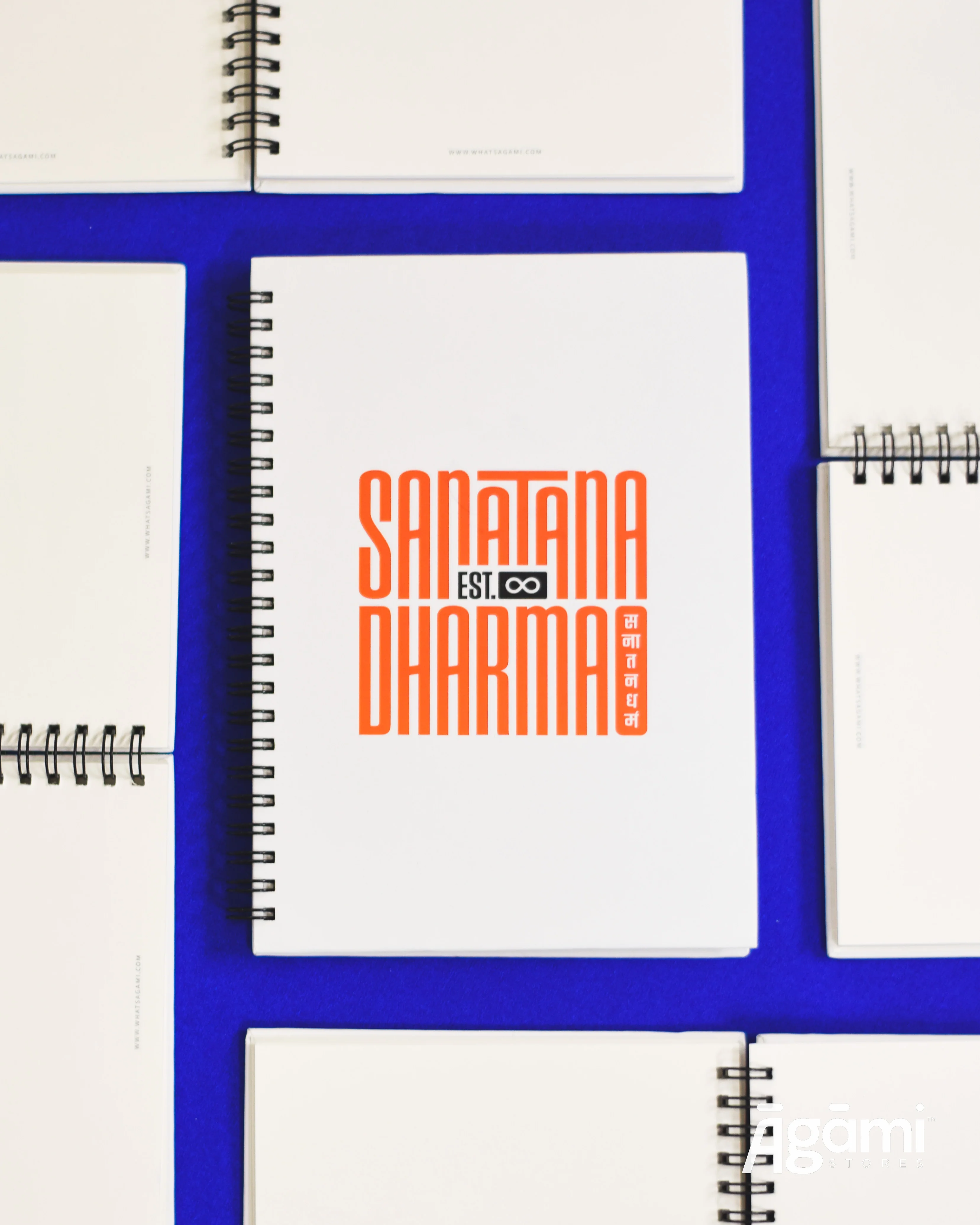 Sanātana Dharma Spiral A5 Notebook | White - Image 8