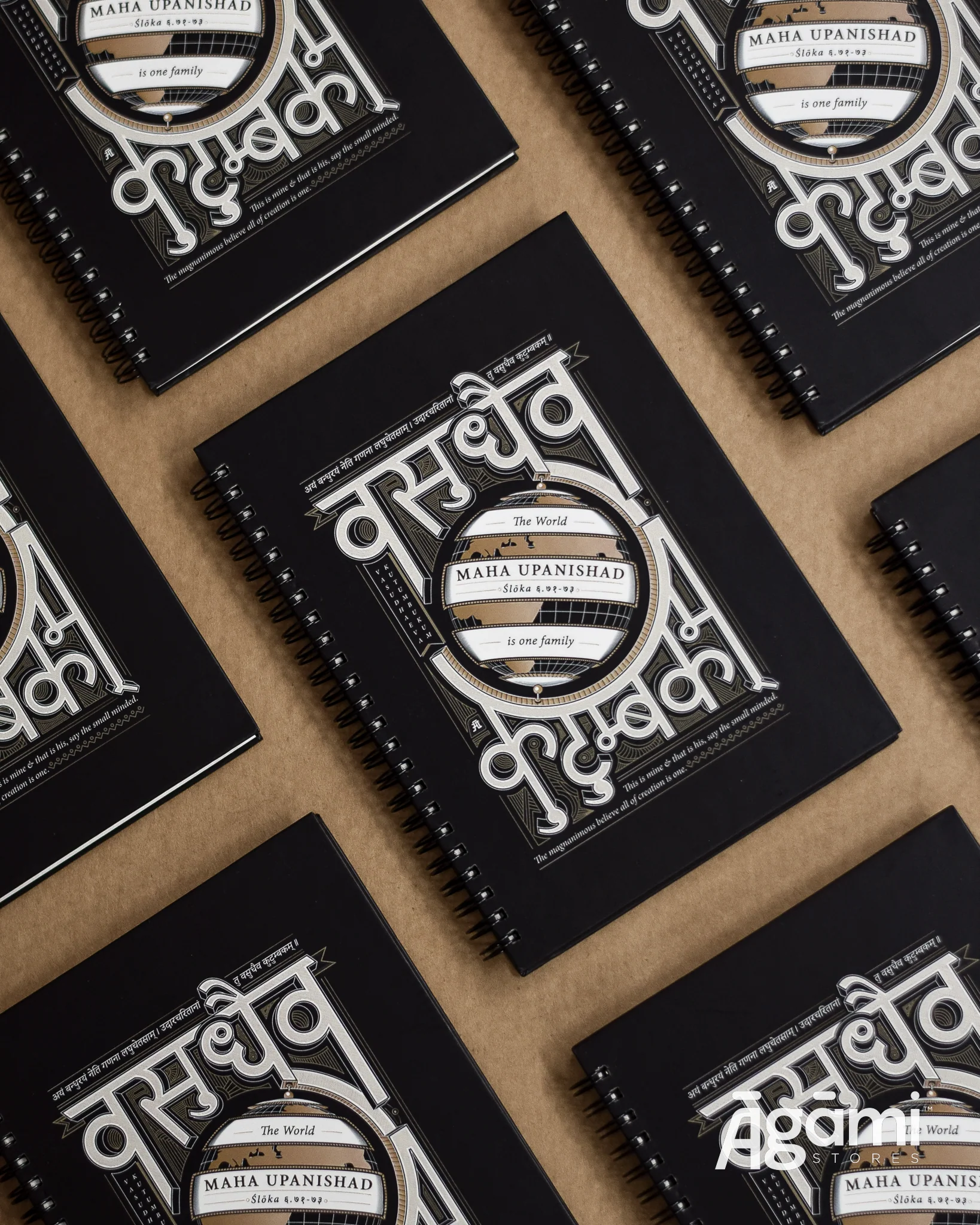Vasudhaeva Kutumbukum Spiral A5 Notebook - Image 11